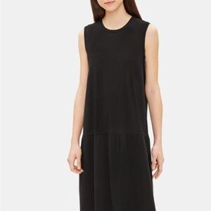 EILEEN FISHER NWT Black Midi Dress